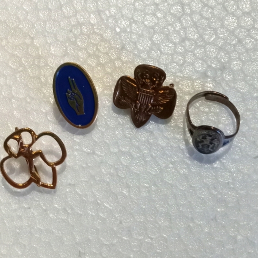 Vintage Girl Scout Pins